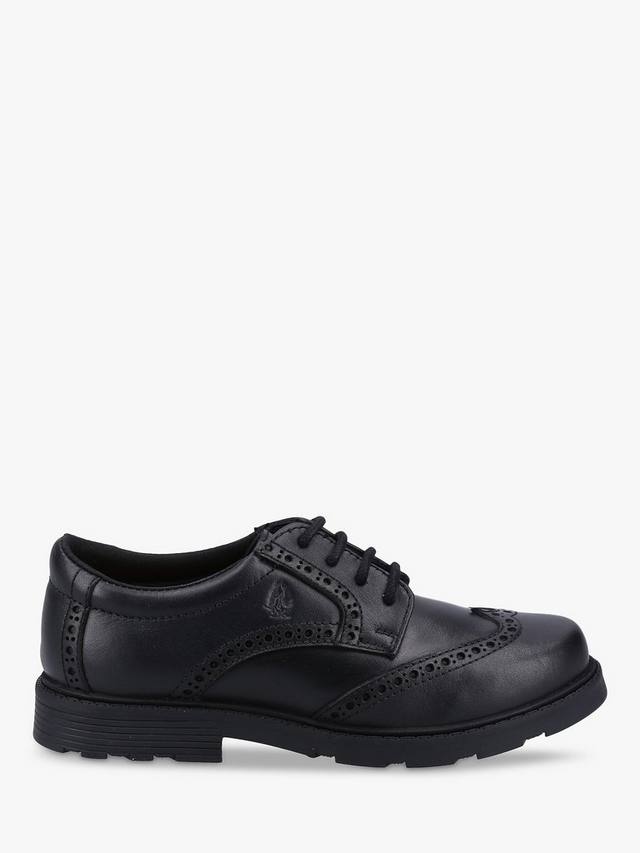 

Детские школьные ботинки Jacob Senior на шнуровках из кожи Hush Puppies, Black