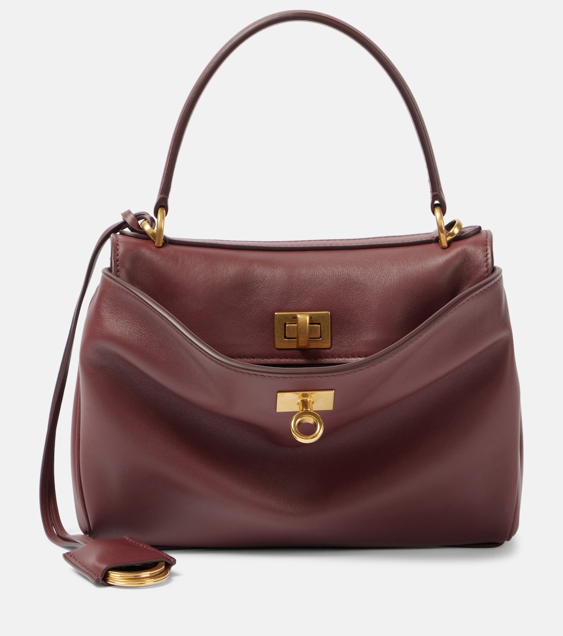 

Кожаная мини-сумка Rodeo Balenciaga, Dark Burgundy
