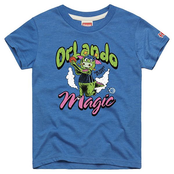 Футболка the right stuff tri-blend youth blue orlando magic Homage — фото 2
