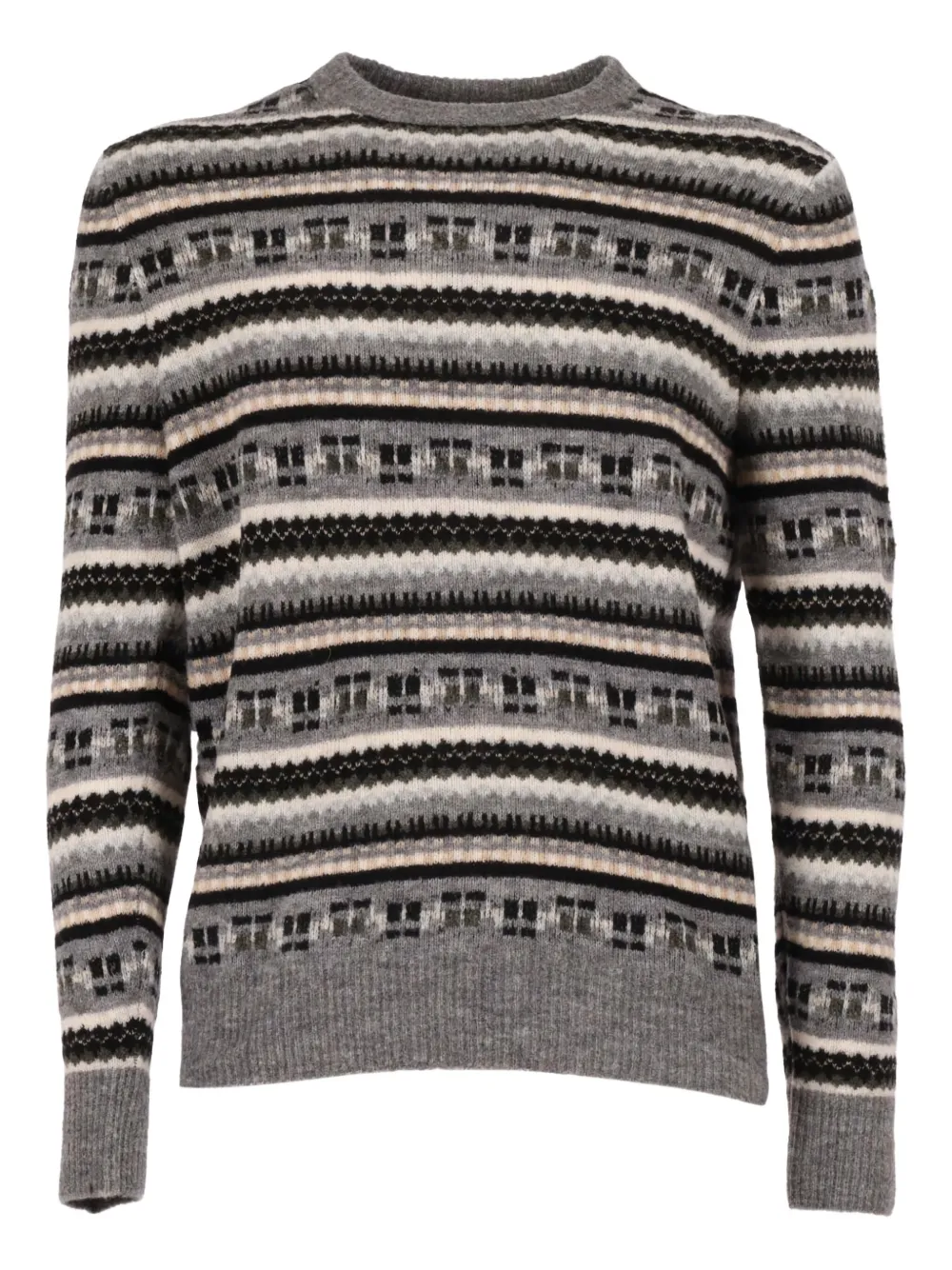 

Свитер с круглым вырезом Ballantyne, серый