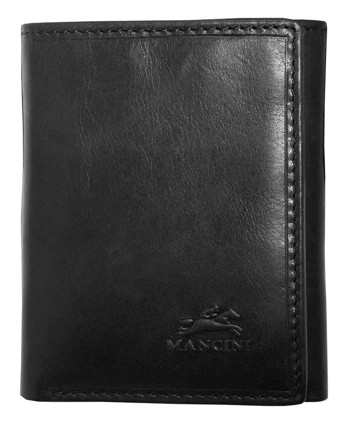 

Мужской кошелек Boulder Collection RFID Secure Triflod Mancini, черный