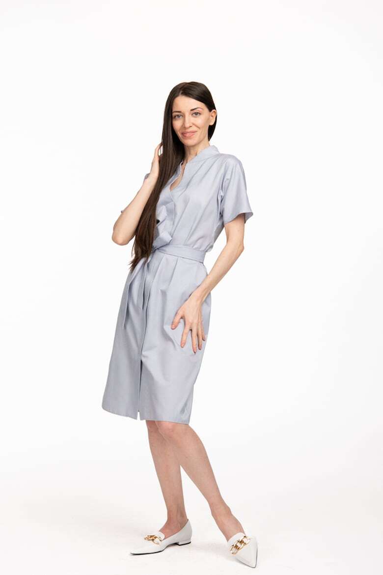 

Платье Sabrina в полоску с боковыми карманами Couture De Marie, белый