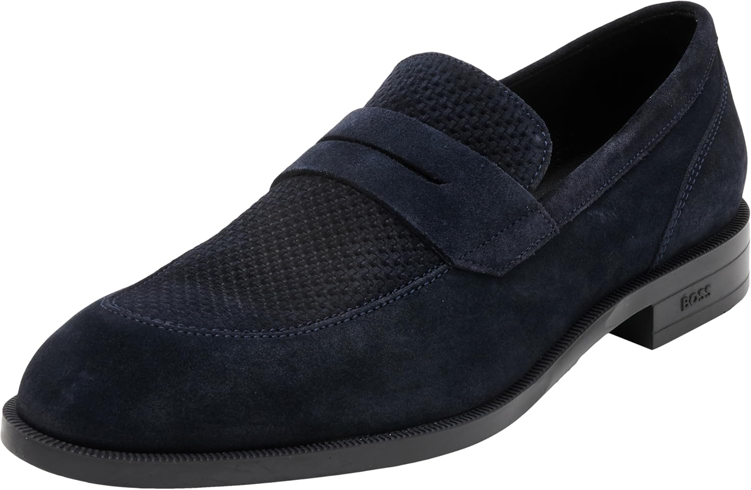 

Мужские современные лоферы BOSS, темно-синий