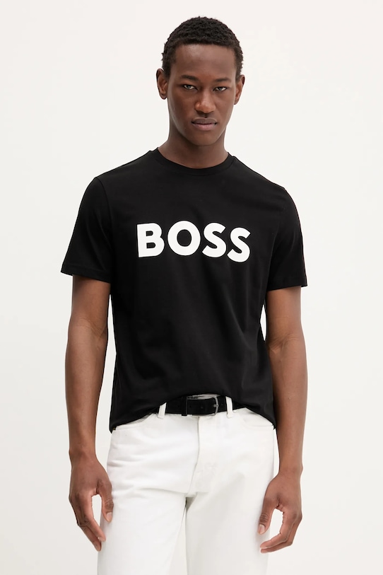 

Футболка BOSS Casual из хлопка Boss Orange, черный