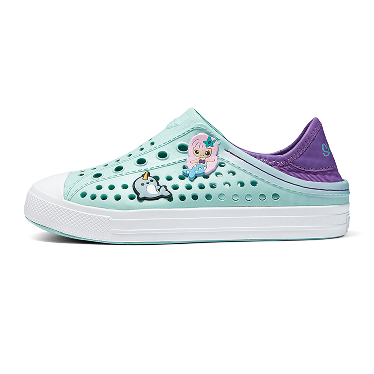 Детские сандалии turquoise для подростков Skechers, фиолетовый/зеленый (Giveaway 3) — фото 3