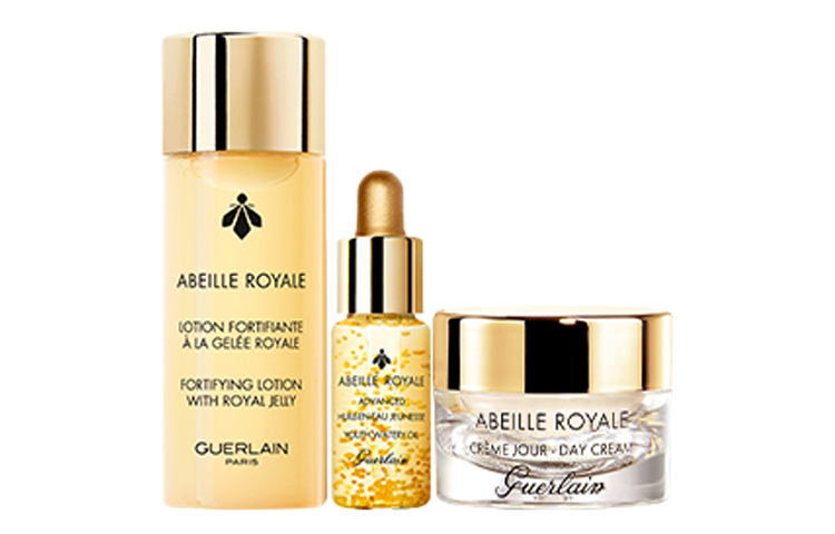 Набор пробников увлажняющего крема для лица JIAOLAN Bee Life Water Essence, три штуки, 40 мл+5 мл+7 мл GUERLAIN — фото 2