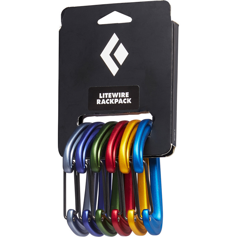 

Карабины Litewire Rackpack, 6 шт Black Diamond