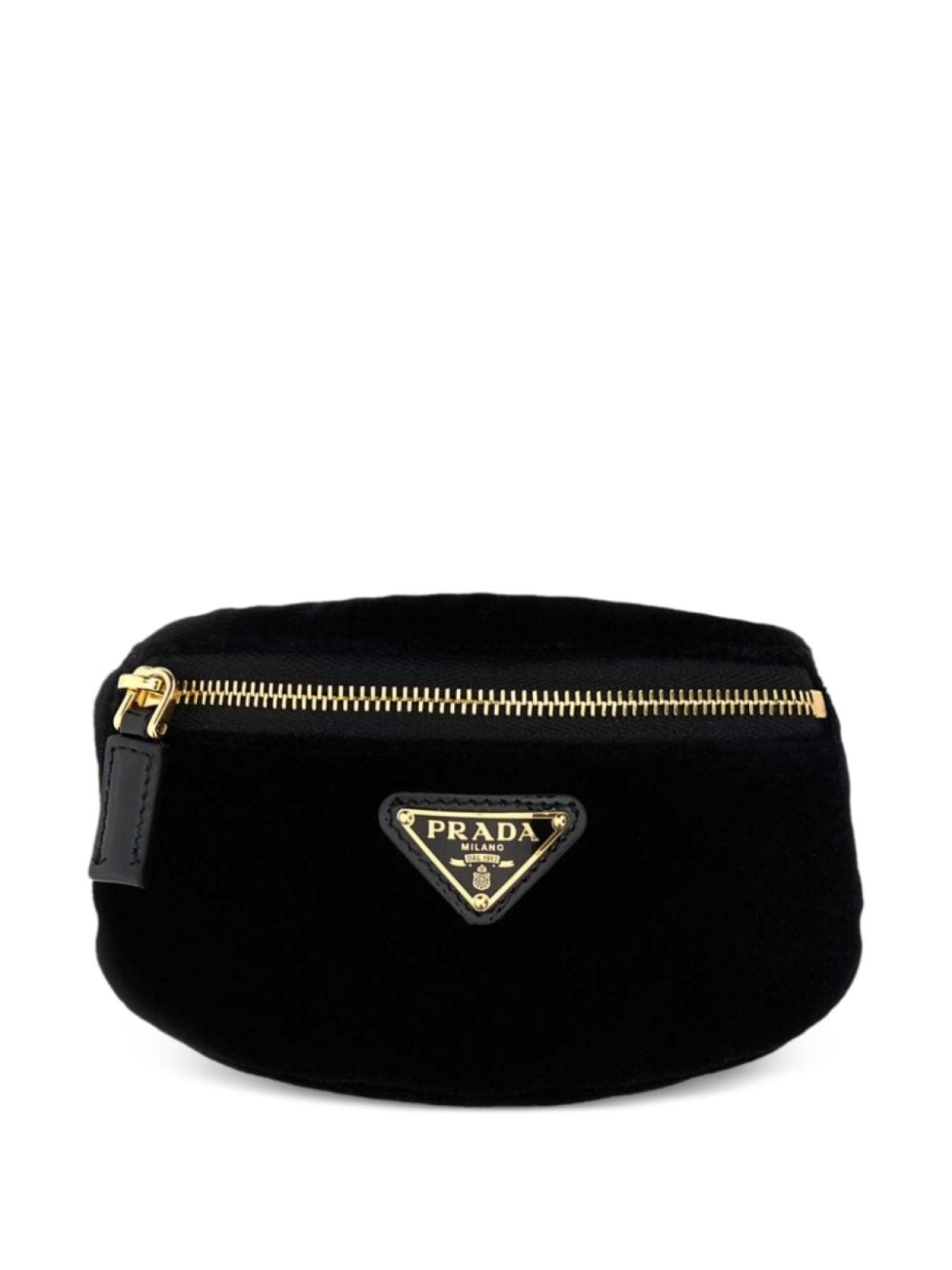 

Prada бархатный клатч, черный