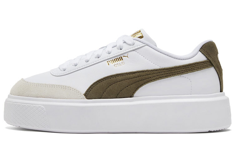 Кроссовки Puma Oslo Maya Skateboarding, белый/коричневый