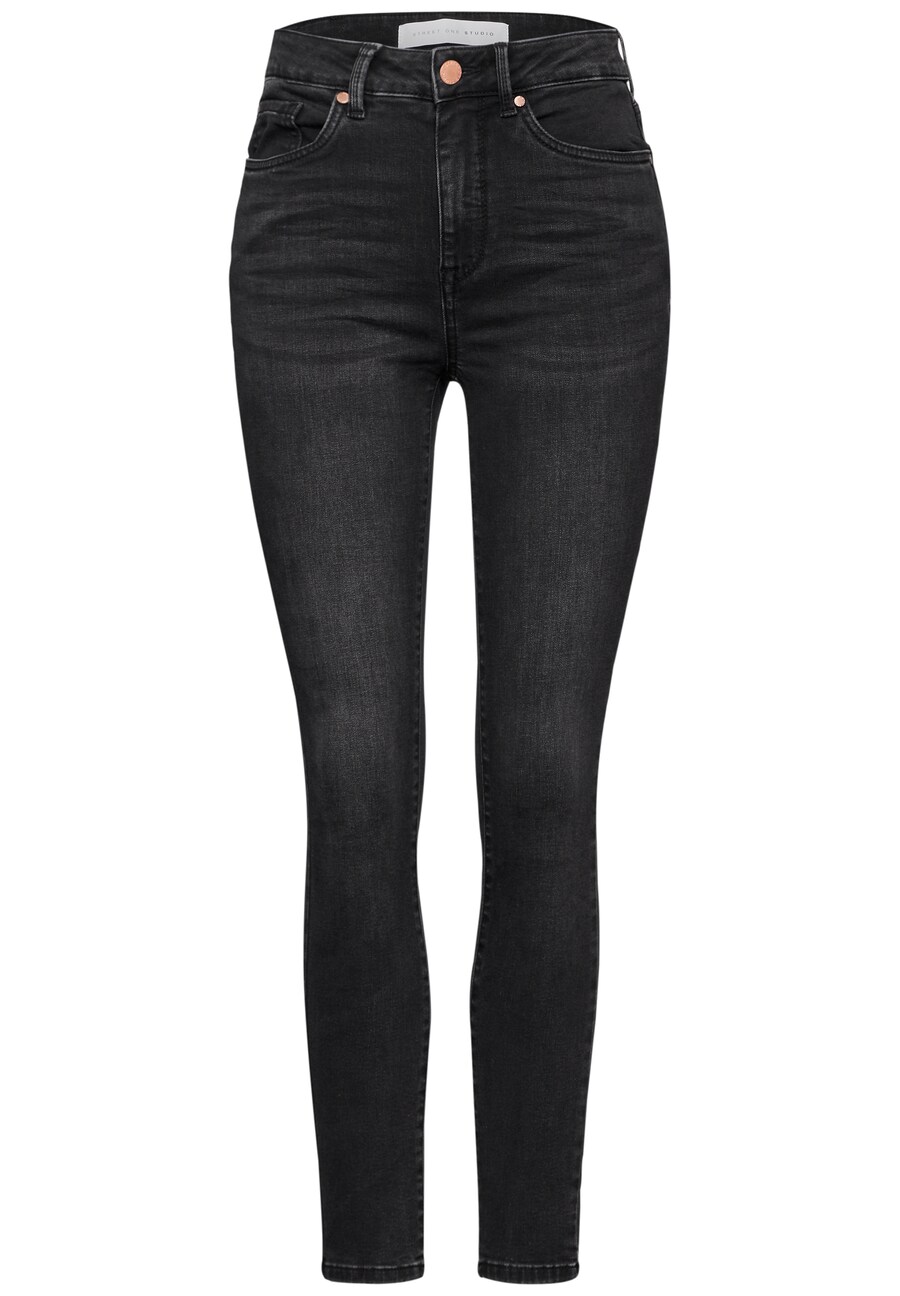 

Джинсы скинни Street One Studio Skinny Jeans, черный деним