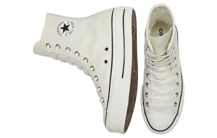 Кеды (WMNS) Converse Chuck Taylor All Star Lift X-High 'Egret', кремовый — фото 4