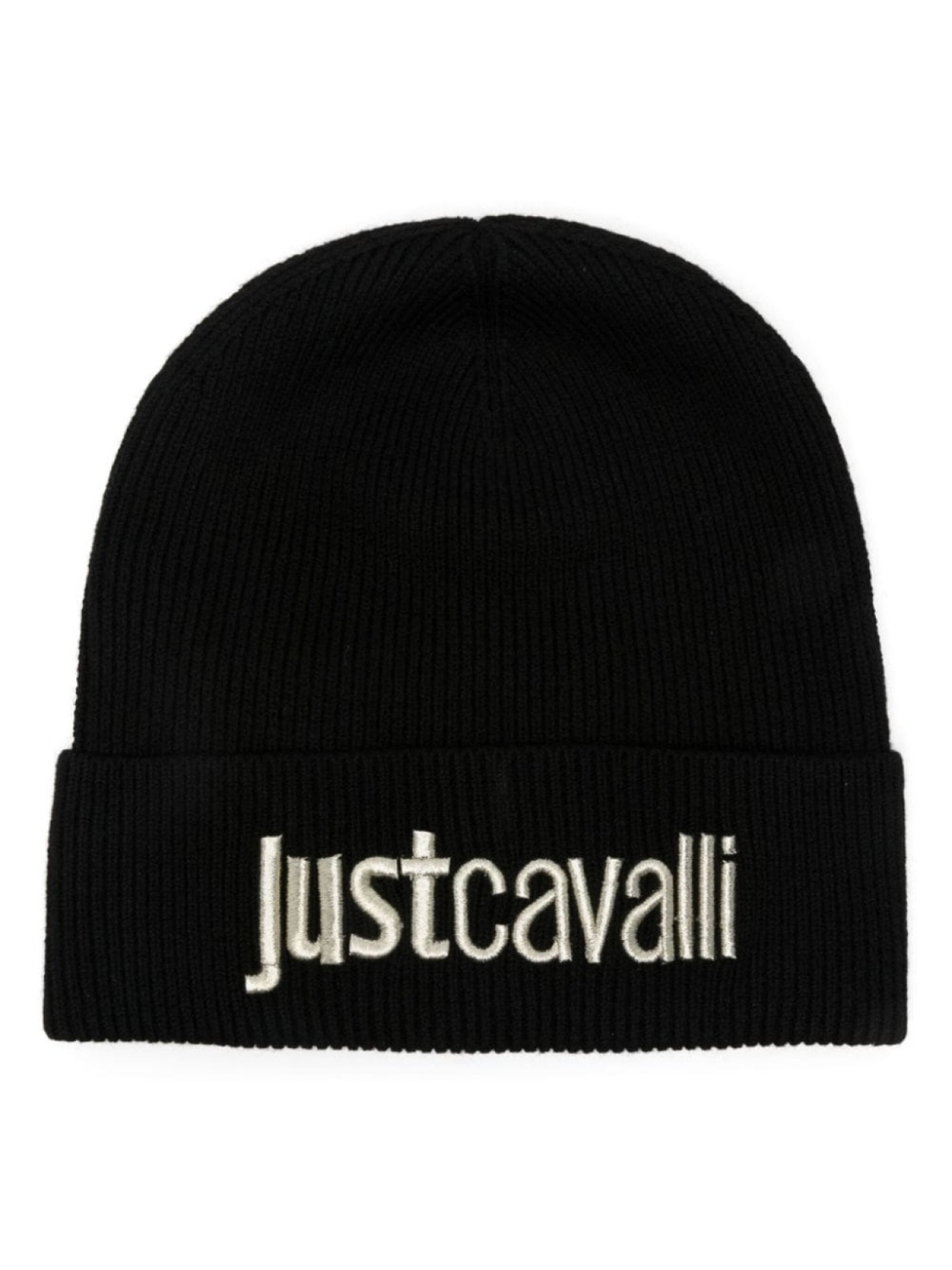 

Шапка бини с логотипом Just Cavalli, черный