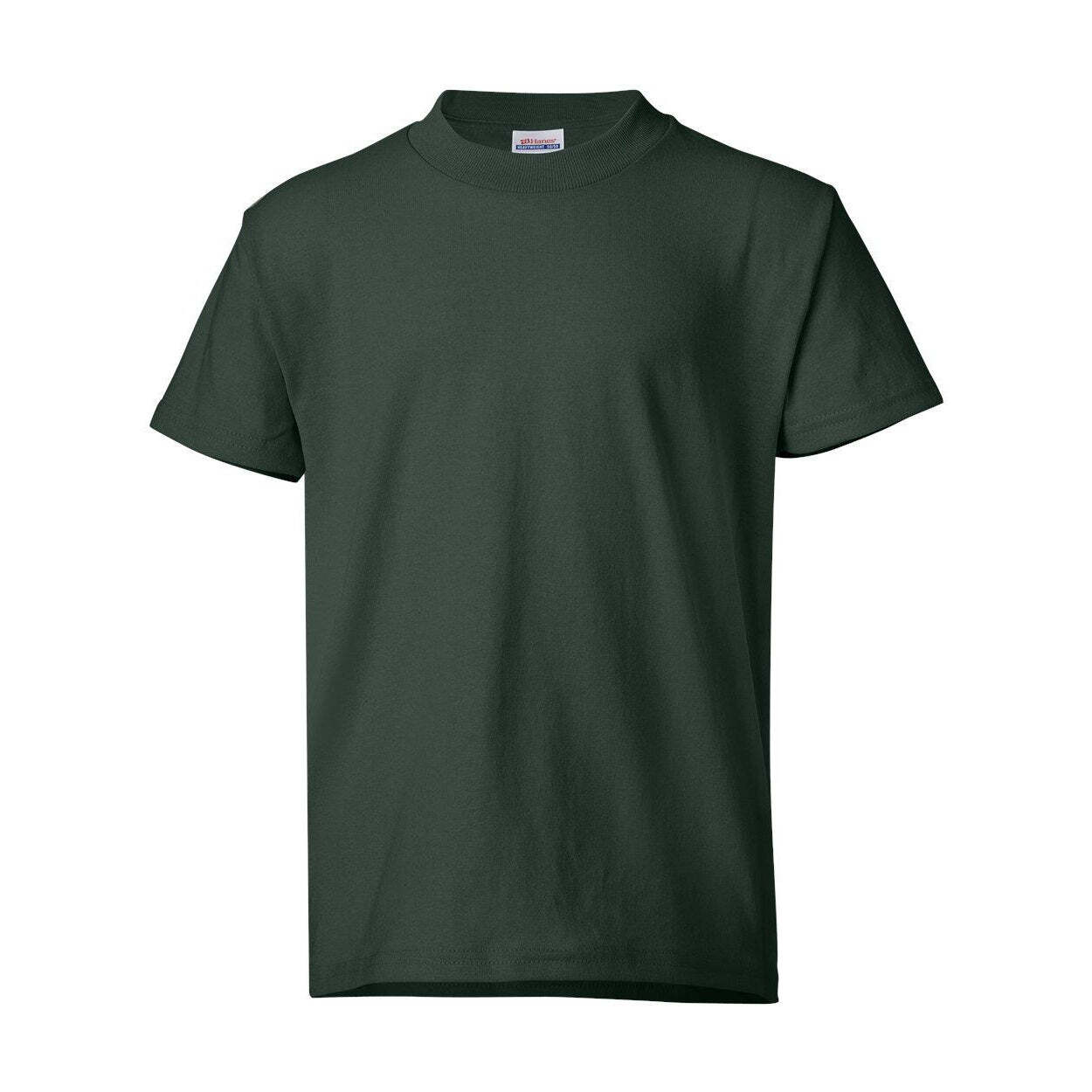

Молодёжная футболка Hanes Ecosmart, цвет Deep Forest