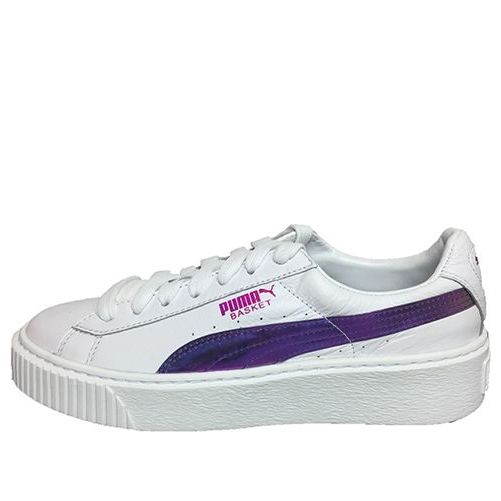 

Кеды PUMA Basket Platform Rainbow 'White', белый