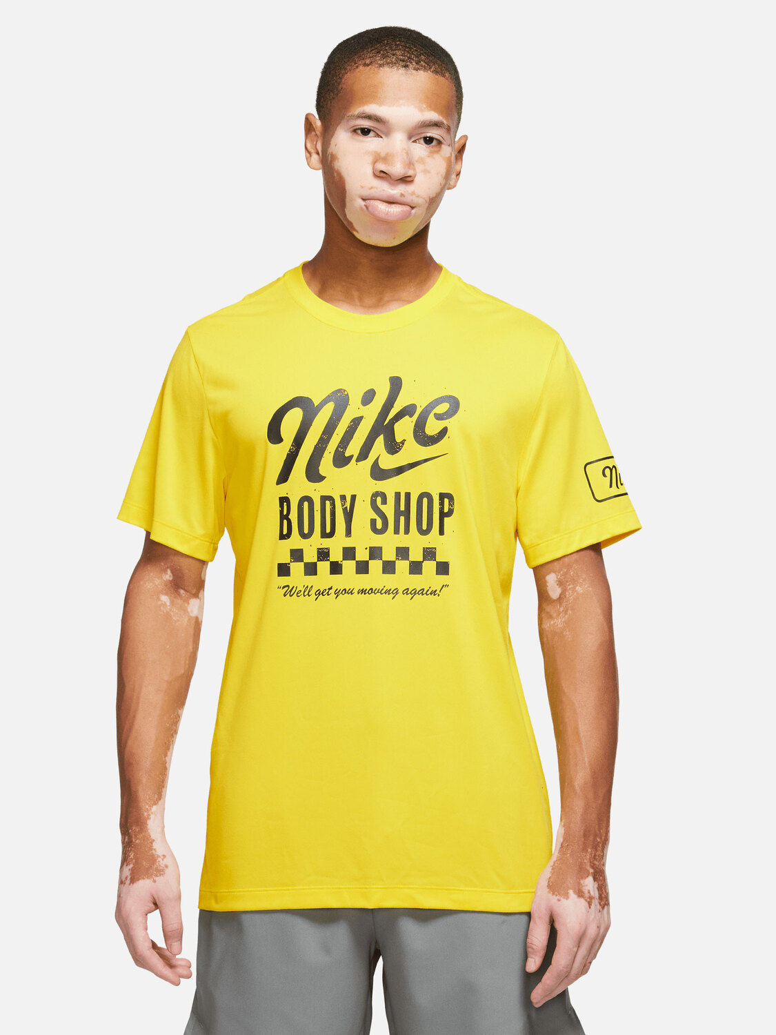 

Футболка Nike M NK DF RLGD BODY SHOP, желтый