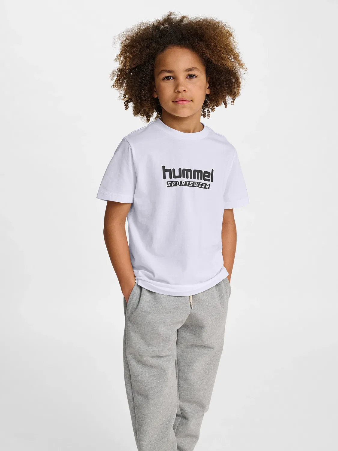 Футболка хлопковая Hummel, белый