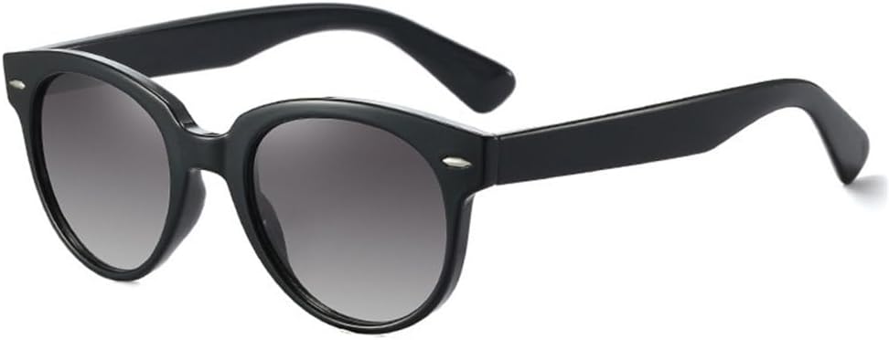 

Винтажные круглые солнцезащитные очки 2027 года для женщин, в европейском стиле ретро, ​​для женщин и мужчин, цветные, черные, с защитой от УФ-излучения UV400 MTZJH, C01