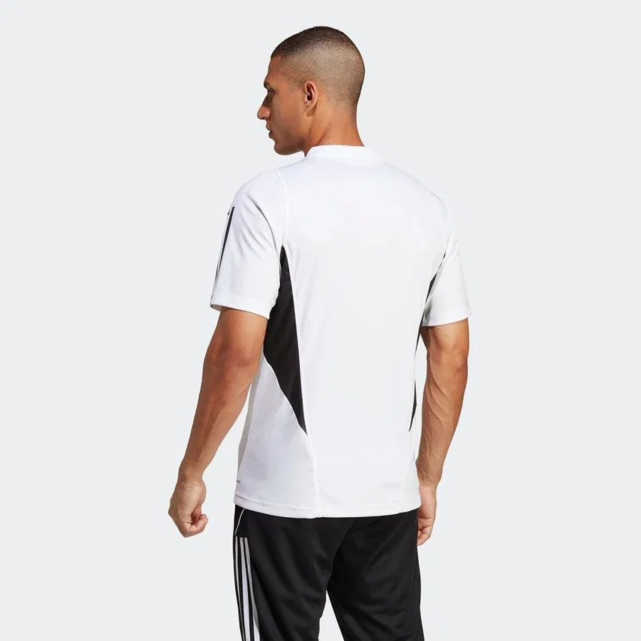 Футболка спортивная с коротким рукавом TIRO23 C Jsy adidas, Бело-черный — фото 2