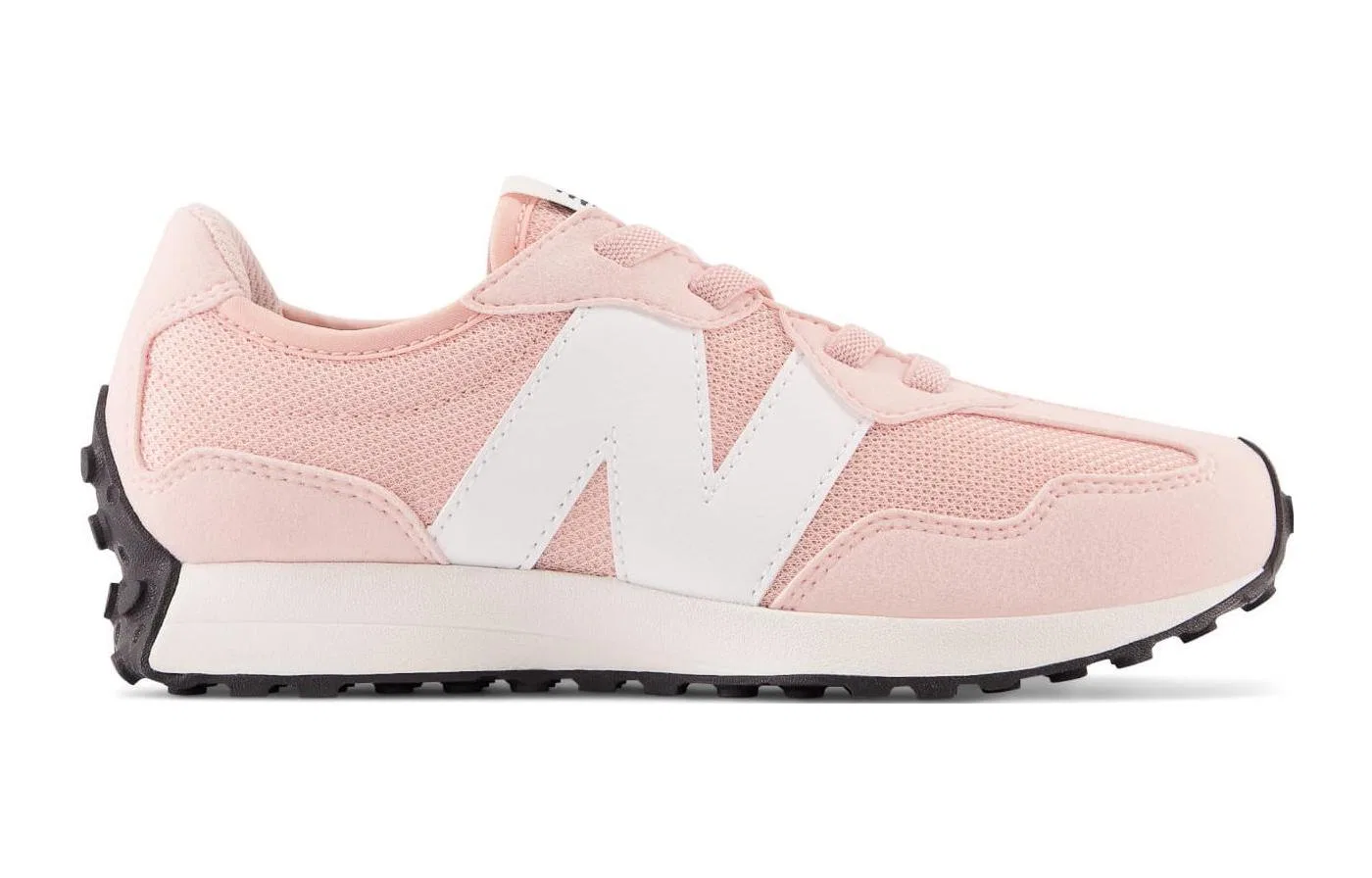 Детские кроссовки с кожаным верхом New Balance, Pink — фото 3
