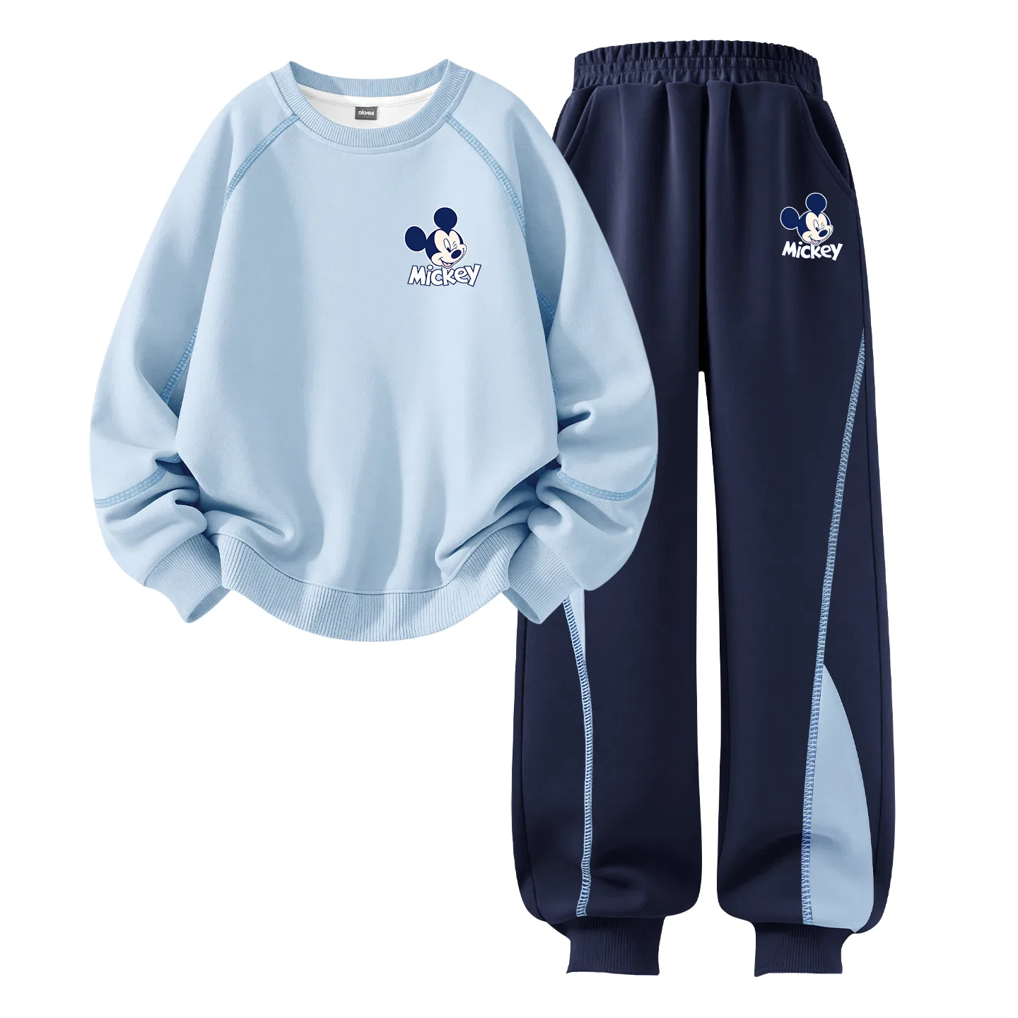 Детский спортивный костюм с круглым вырезом Disney Disney, Dazzle Eye K Sky Blue+Dazzle Eye K Navy Blue