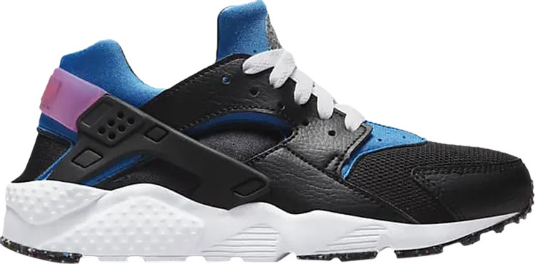 

Кроссовки Nike Huarache Run GS 'Black Light Photo Blue', черный