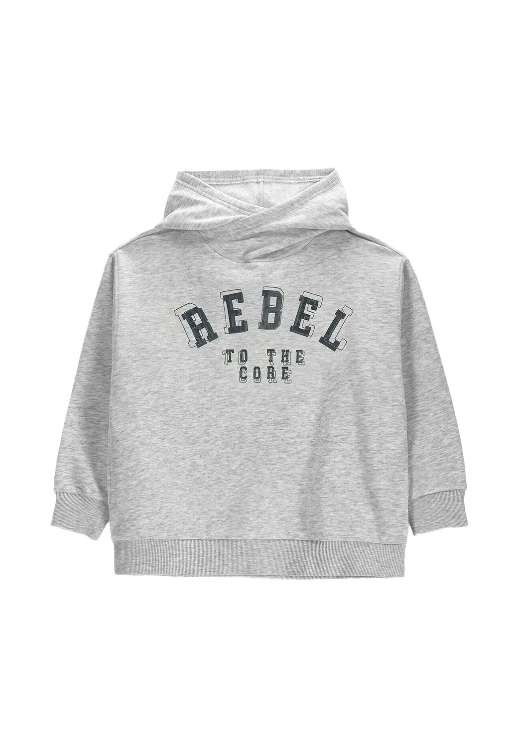 Kinder-Sweatshirt mit kapuze - толстовка с капюшоном Coccodrillo, Grey