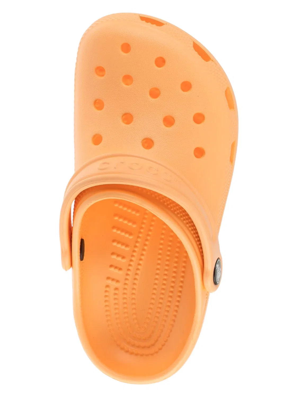 Детские сандалии Crocs Classic Clog Kids оранжевого цвета — фото 4