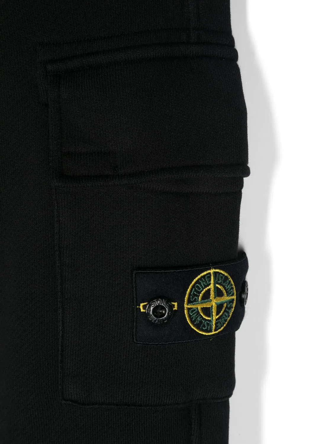 Спортивные брюки с эмблемой Compass Stone Island, черный — фото 2