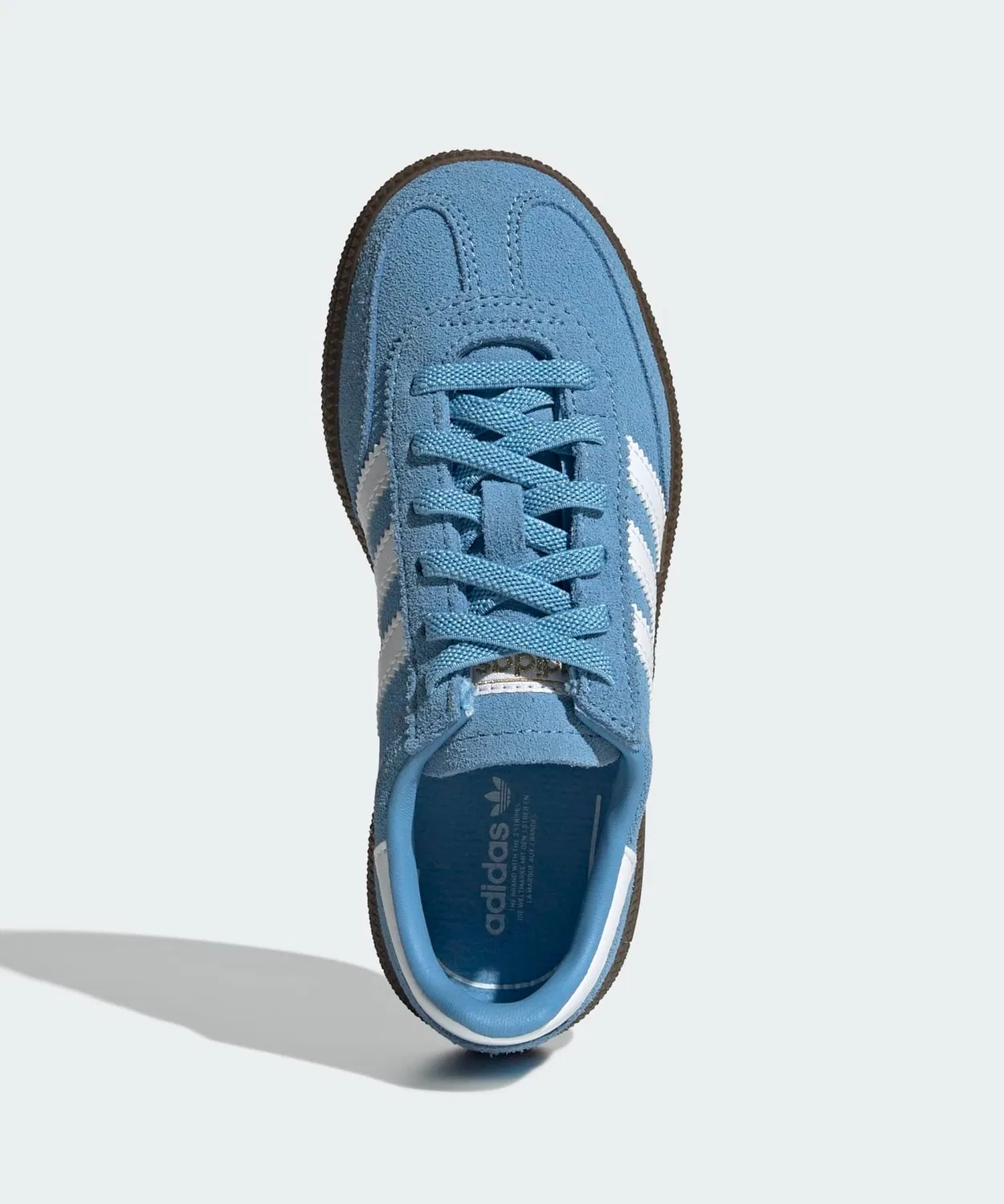 Детские кроссовки с эластичными шнурками и липучкой Handball Spezial Comfort Closure Elastic Lace Kids Adidas, Blue — фото 3
