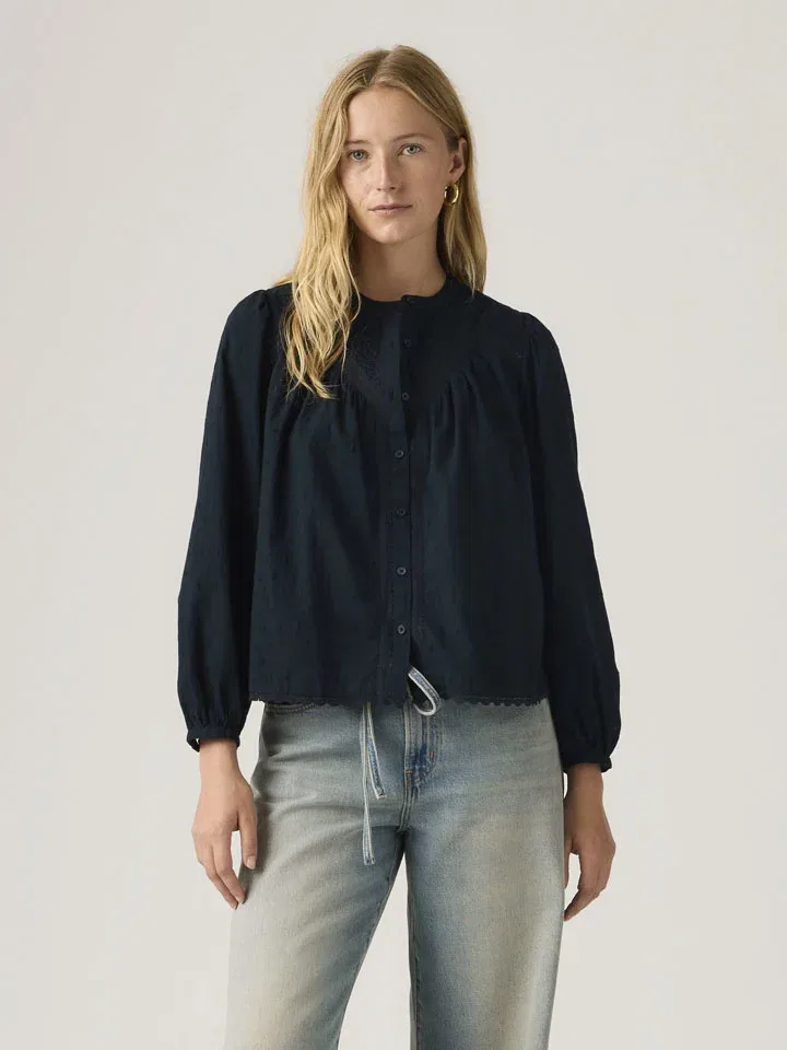 Блузка черная Levi'S, черный — фото 2