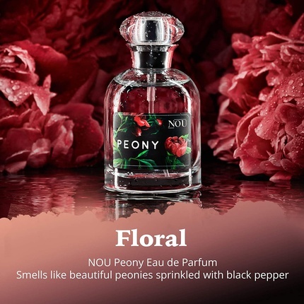 ‎Nou NOU Peony Eau de Parfum для женщин 50 мл - Цветочный и свежий аромат с пряными нотами - Натуральный и свежий с эфирными маслами — фото 2
