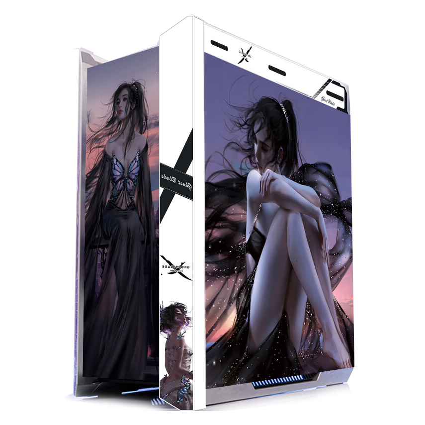 

Корпус ASUS ROG Strix Helios GX601 Custom Madame Butterfly Theme, Mid Tower, белый/рисунок
