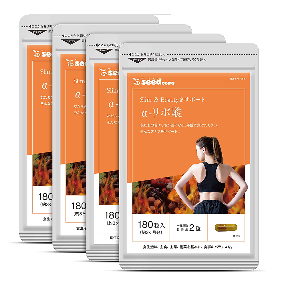 

Добавка Seed Coms α-lipoic Acid Supplement Diet, 4 предмета, 180х4 таблеток