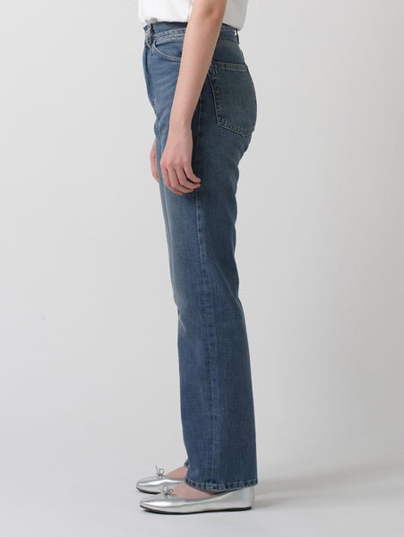 Винтажные джинсы LEVI'S 1950-х годов, модель 701, цвет индиго, размер Medium. Levi'S, Medium Indigo - Worn In — фото 4