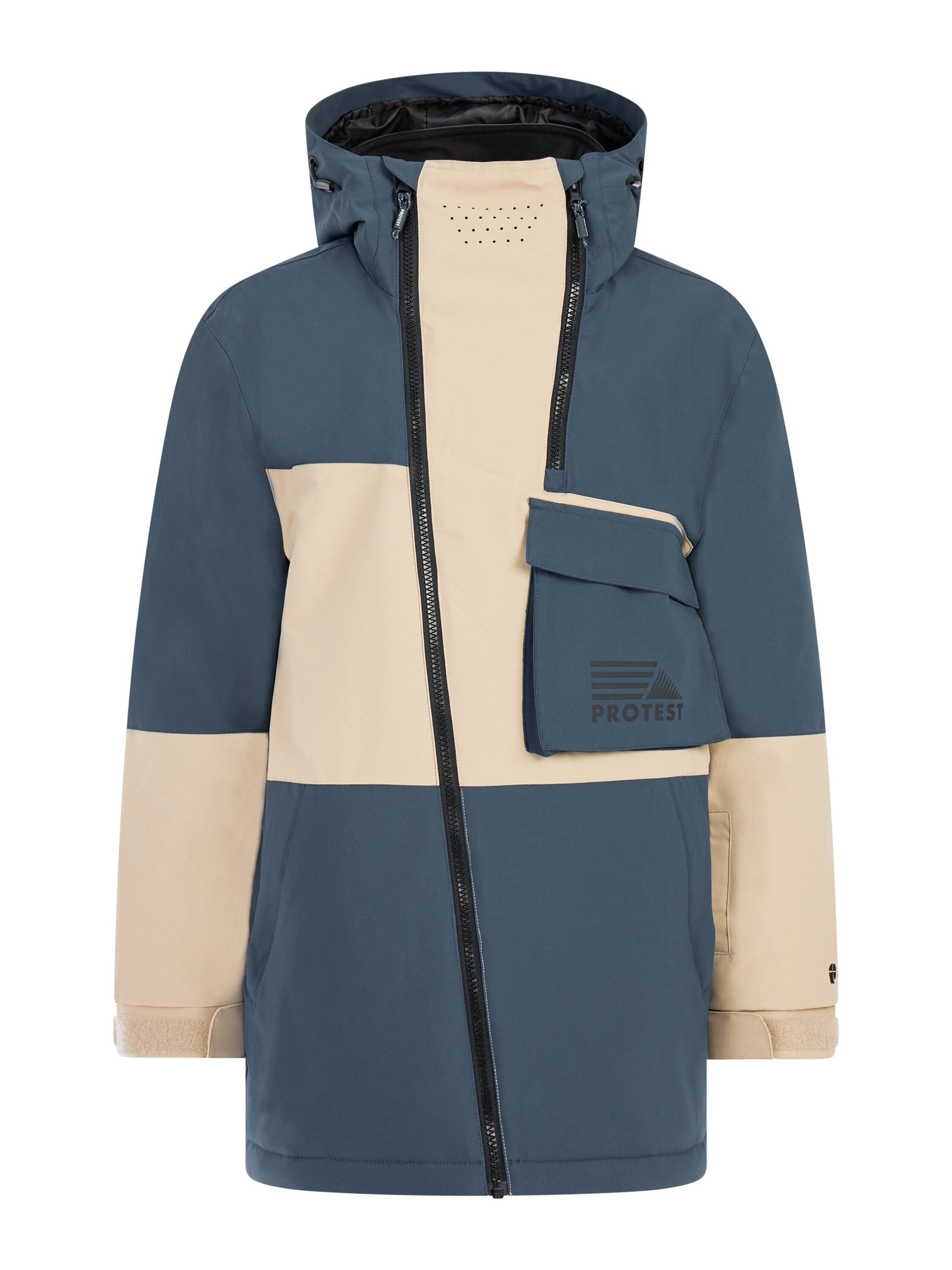 

PROTEST Спортивная куртка 'PRTTrax JR' в крапчатом синем цвете