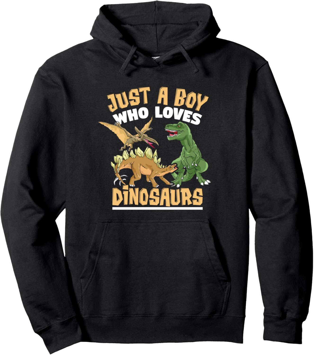 

Худи Просто мальчик, который любит динозавров Школьник-археолог Just A Boy Who Loves Dinosaurs Gift Ideas For Kids, черный