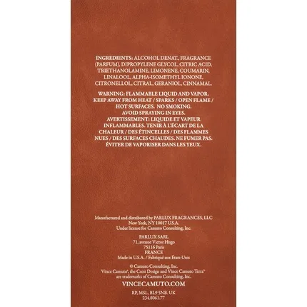 Туалетная вода Vince Camuto Terra for Him, 100 мл