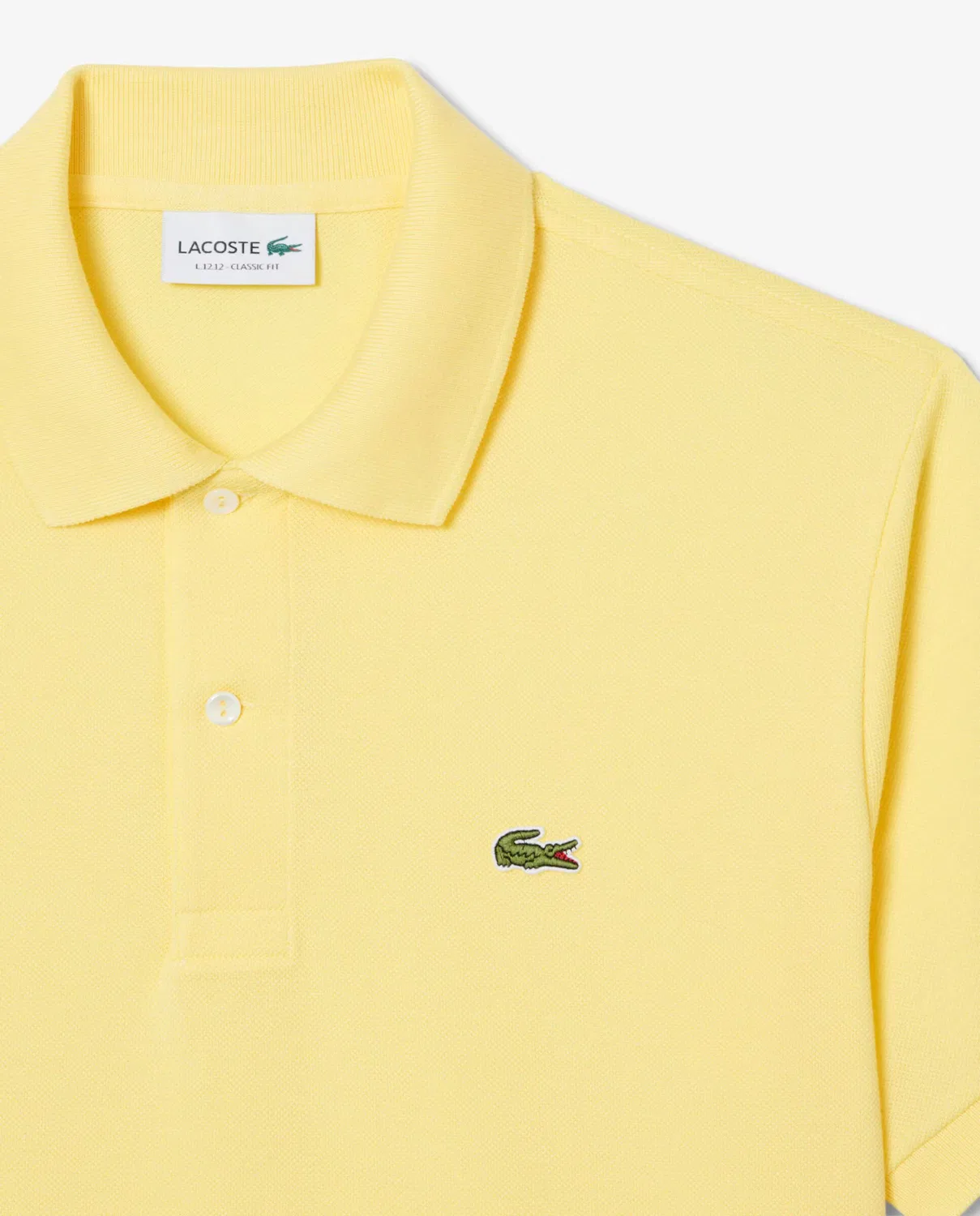 Рубашка с коротким рукавом, Polo Original Corte Clásico, Lacoste, желтый — фото 4