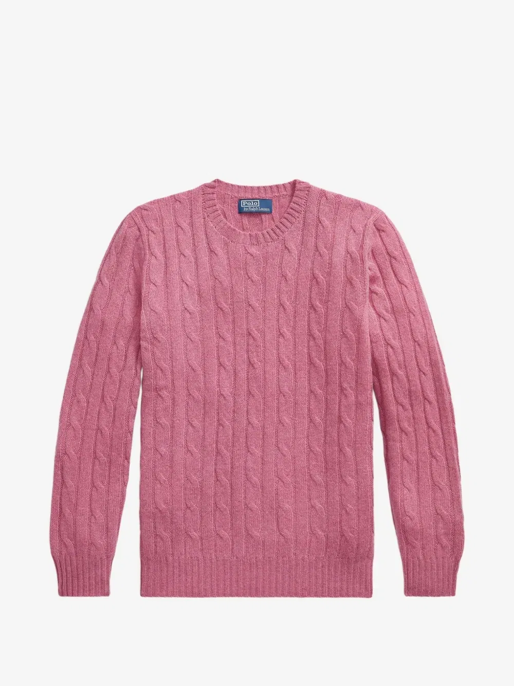 Кашемировый свитер с аранами Polo Ralph Lauren, розовый
