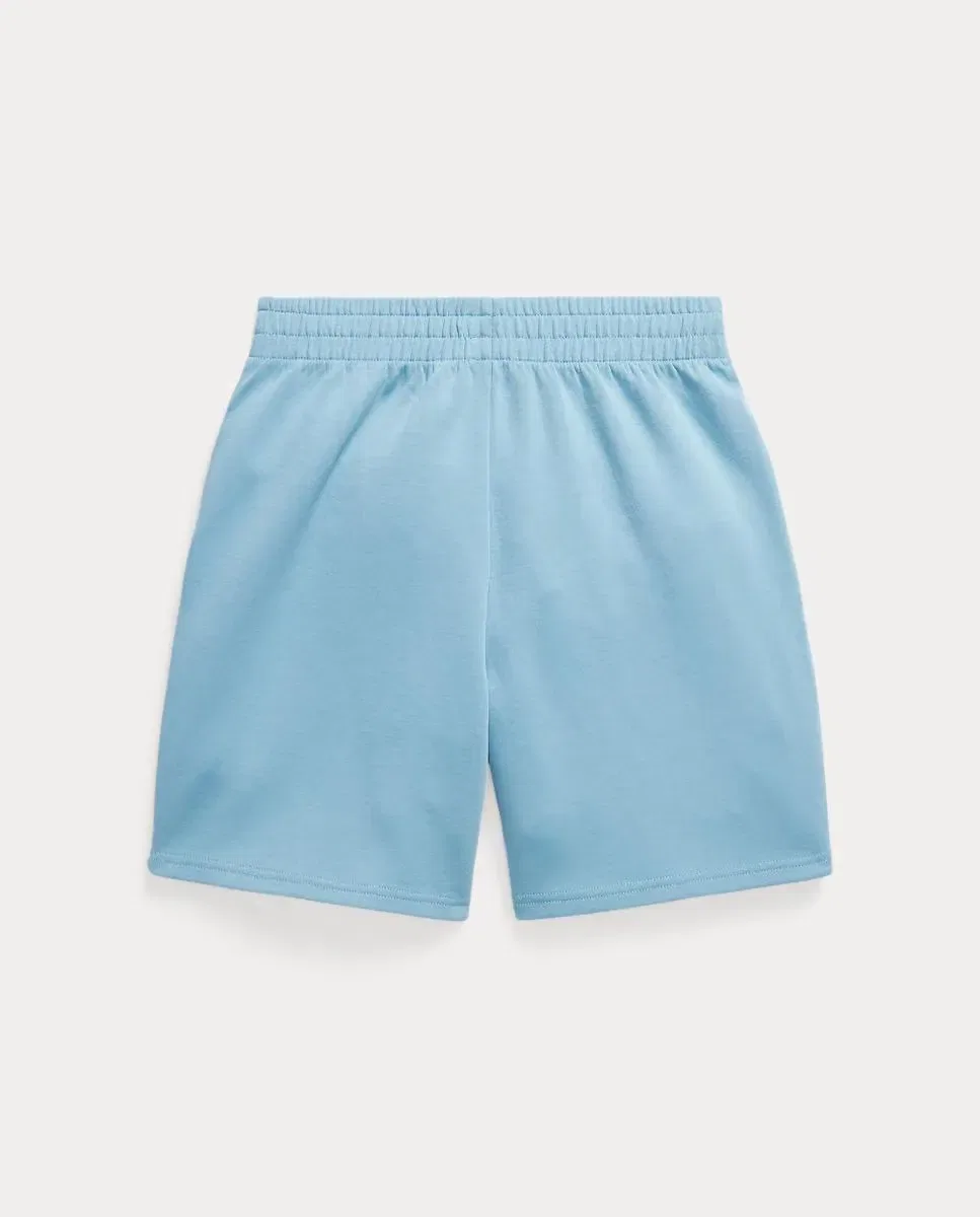 Детские шорты для мальчиков из технической ткани с вышитым конем Polo Ralph Lauren, Azul Claro — фото 2