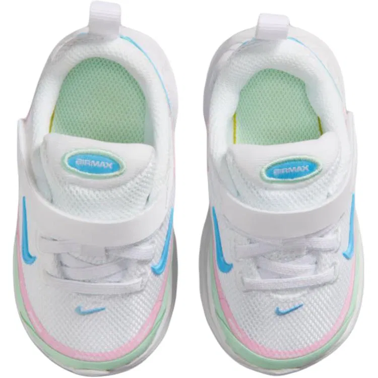 Детские кроссовки для малышей Air Max BIA Nike, White/Arctic Green/Pink/Soccer Ball Blue — фото 4