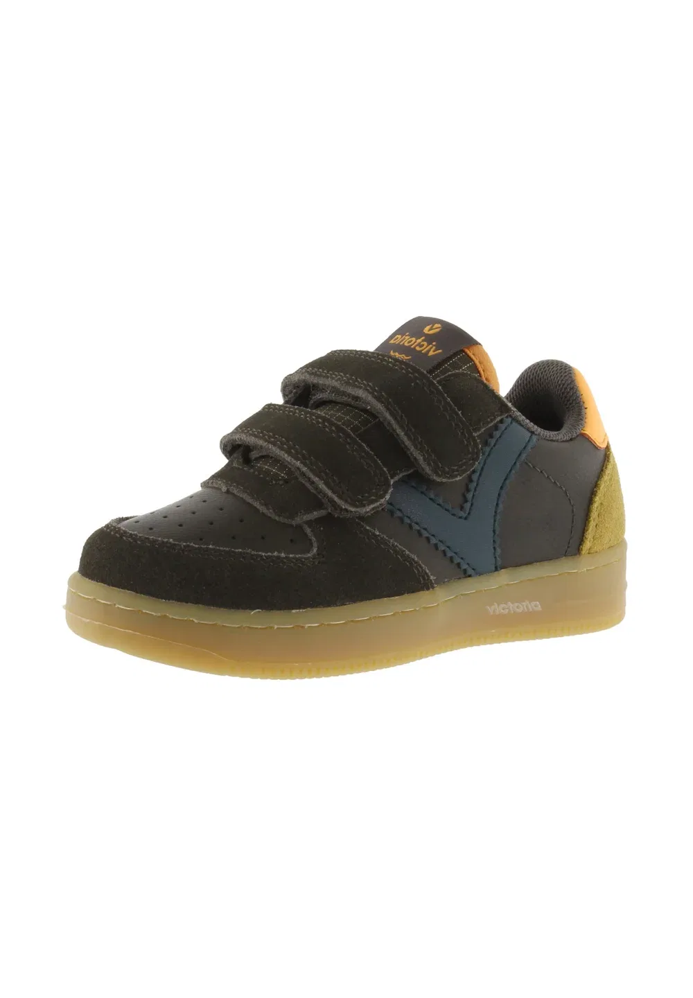 Детские кроссовки Tiempo low Victoria Shoes, Kaki — фото 2