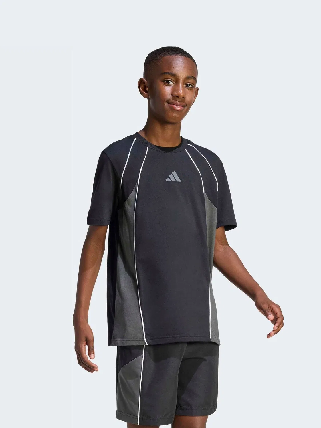 Футболка цветная блочная adidas Black