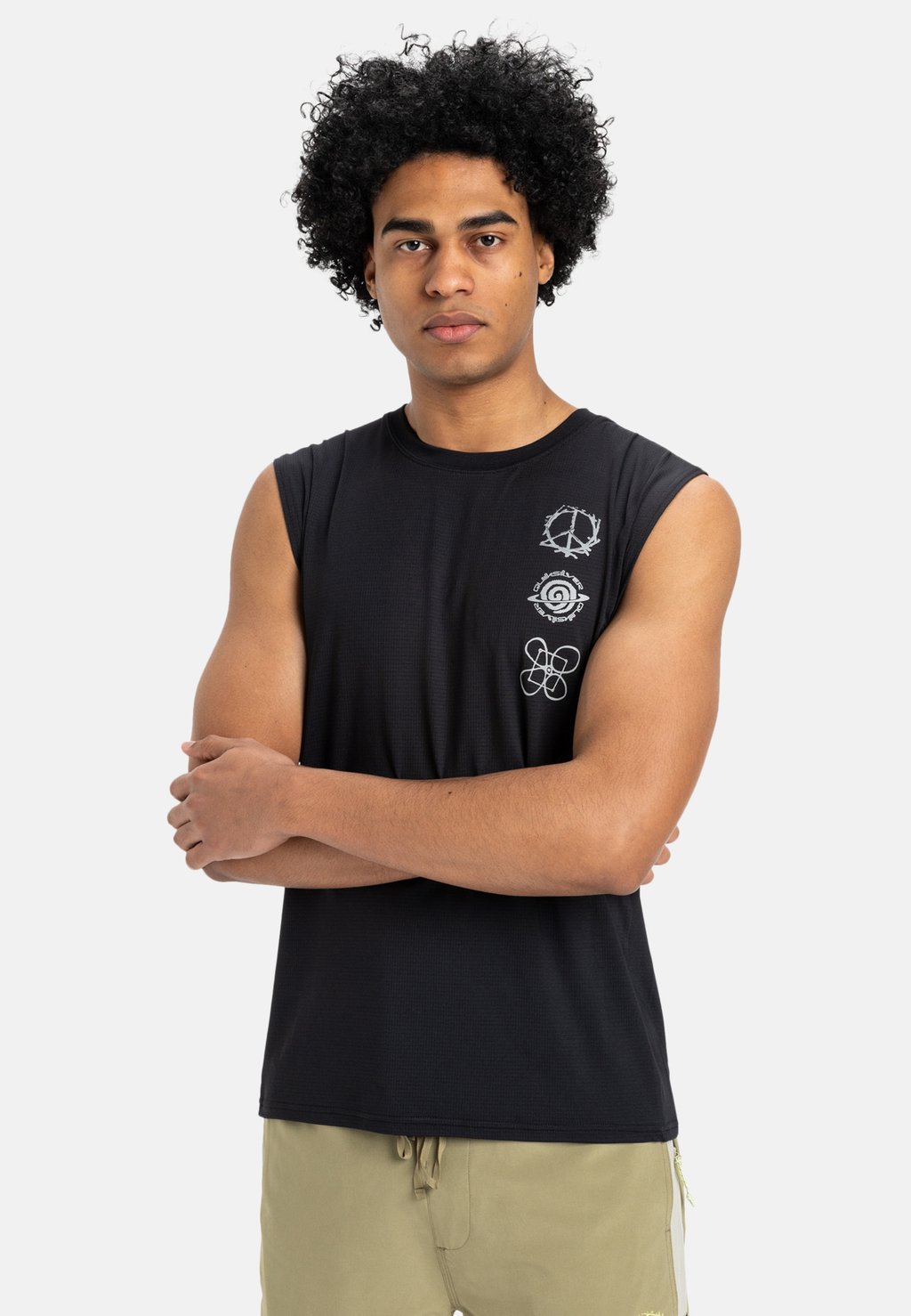 

Топ MUSCLE Quiksilver, черный
