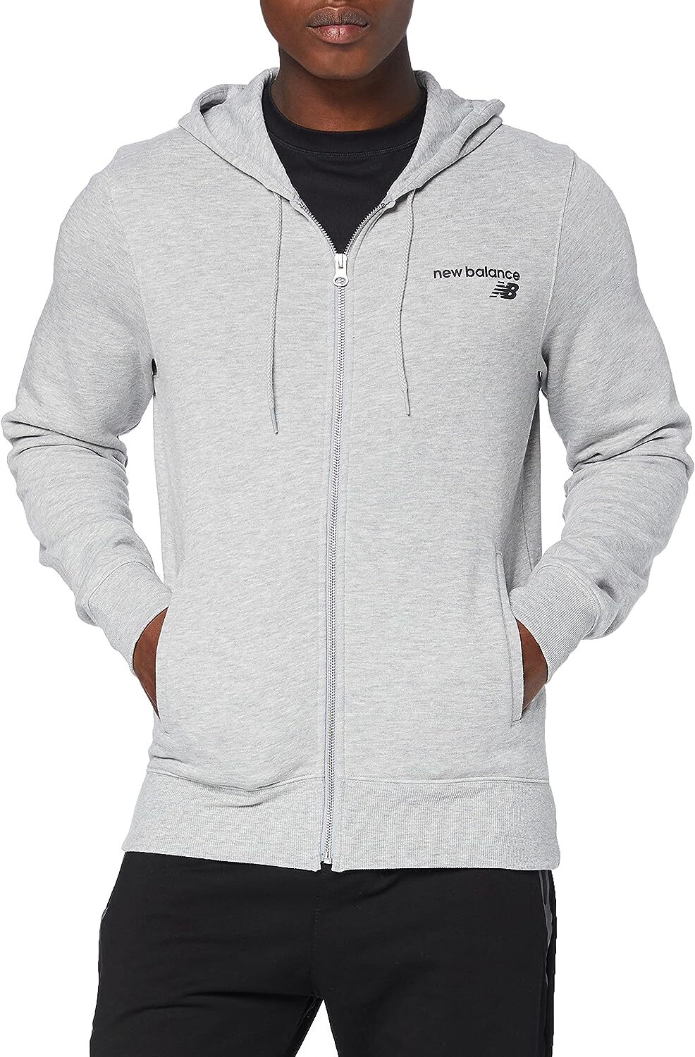 

Толстовка New Balance Classic Core Full Zipper, серый