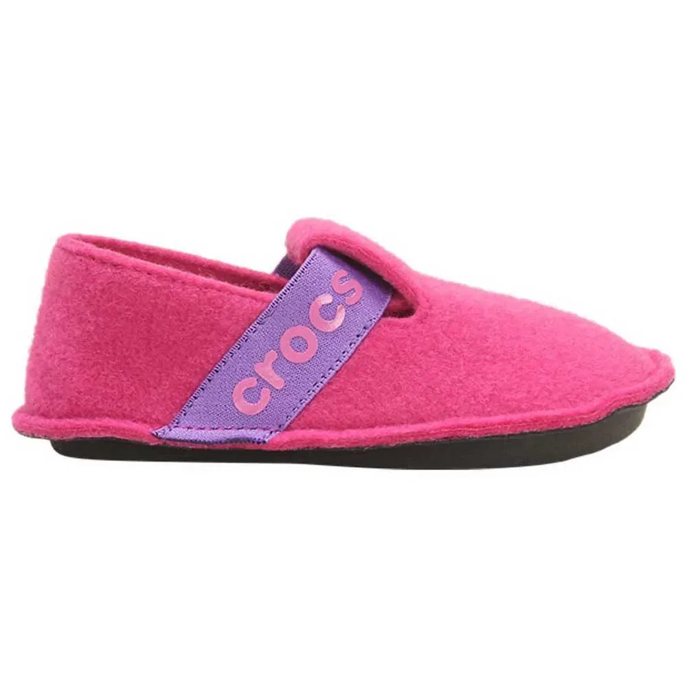 Детские тапочки для девочек Classic Slippers Crocs, Pink — фото 3