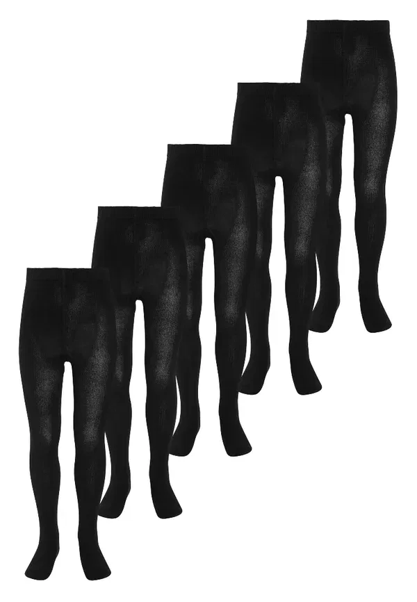 Колготки хлопковые 5-pack Next, черный
