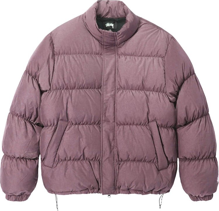 

Пуховик Stussy Ripstop Down Puffer Jacket 'Rose', фиолетовый
