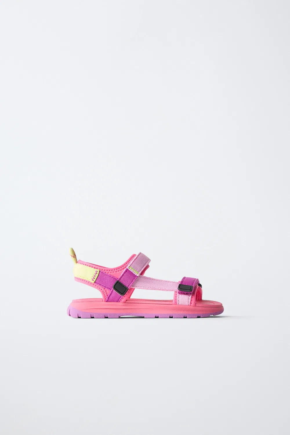 Разноцветные технические сандалии ZARA, Fuchsia