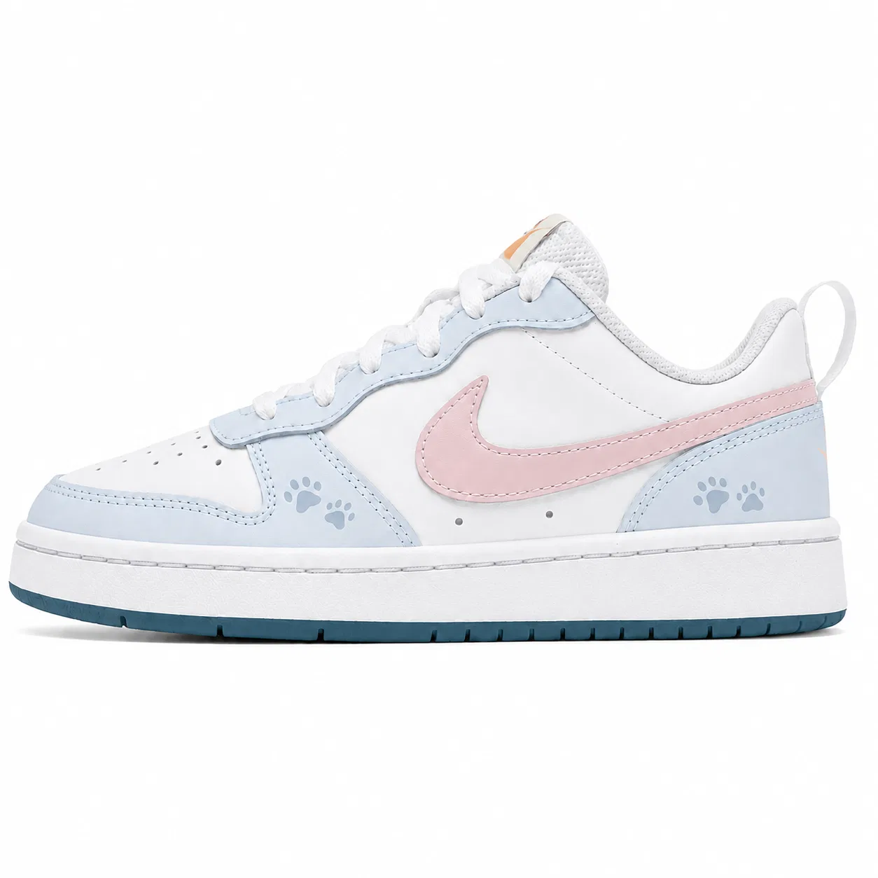 Детские кроссовки для скейтбординга с принтом Court Borough 2 Nike, Blue